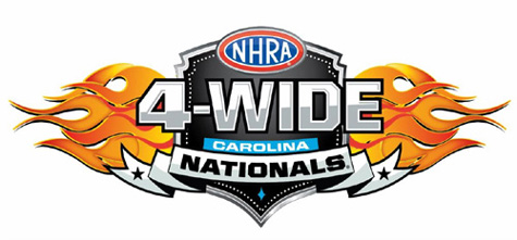 NHRA Carolina 4-Wide Nationals logo